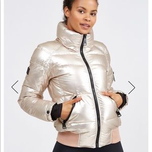 Sam Rose Gold Bomber Jacket 